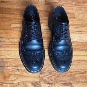 Dr Martens 3989 Brogue Yellow Stitch Dress Shoe